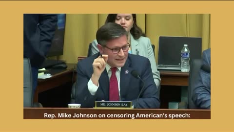 Rep. Mike Johnson says the federal government used Twitter to censor American's speech: