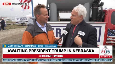 Interview with Matt Schlapp at Save America Rally in Greenwood, NE 4/29/22