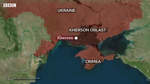 Ukraine claims new push in Russian-held region Kherson - BBC News