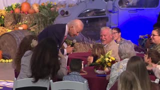 Biden to 6 year old girl: "I love your ears. How old are you, 17?"