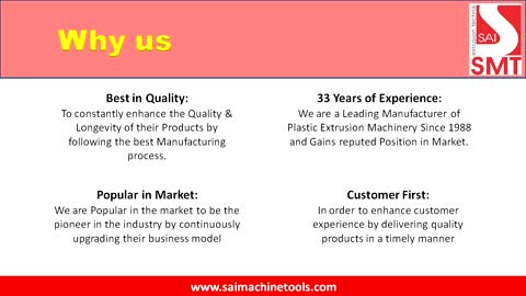 Sai Machine Tools | Biggest Extruder Manufacturer in Indore, India