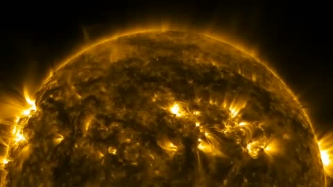 Nasa releases high defination video of tha sun