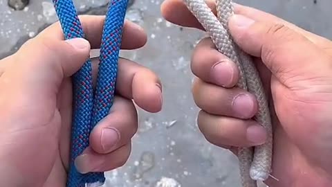 How to Tie the knotting skills in life, you can learn at a glance #53
