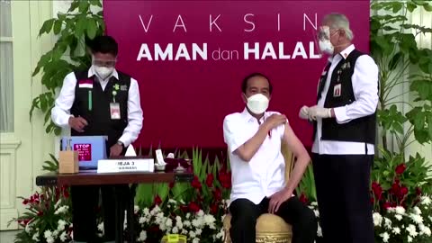 Indonesian president receives Chinese vaccine