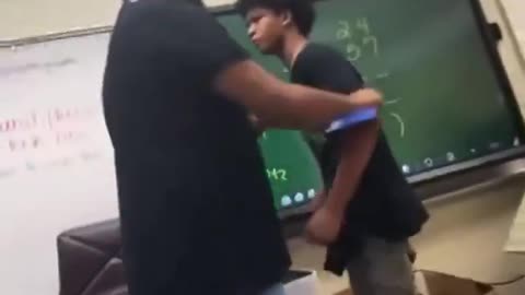 Student Tries To Fight His Teacher