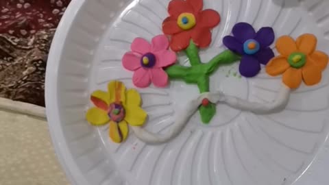 play doh flowers || play doh || flowers