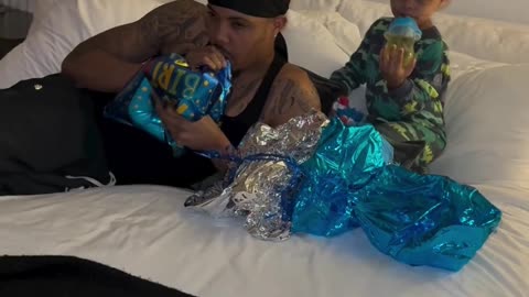 G Herbo Scare His Kid After Inhaling Helium