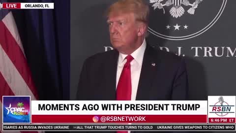 President Trump Backstage Press Conference @ CPAC