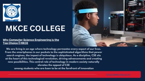 Why Computer Science Engineering is the Top Choice || MKCE