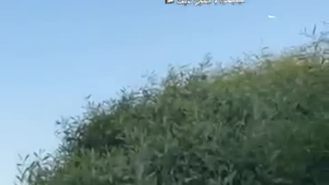 Al Qassam brigade arrives to the Israeli music massacre via parachutes.