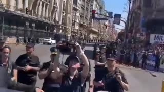 Bolsonaro em Buenos Aires.