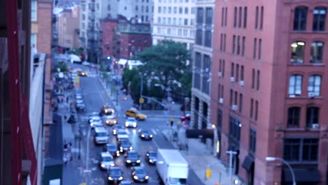 Adorable Blurry Footage Of Cars In The City
