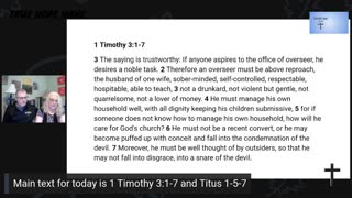 3-14-21 True Hope Home Service Divorce and serving in ministry