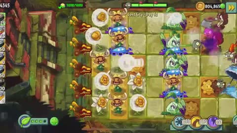 Plants vs Zombies 2 Lost City - Day 12