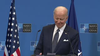 Biden: "I hope I'm going to be able to see... I guess I'm not supposed to say where I'm going, am I?"
