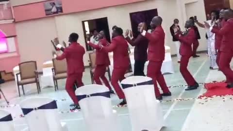 Best wedding entrance by Groomsmen