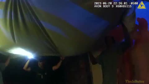 Body cam shows deputies using blanket to catch 5-year-old dropped out of Edgewood apartments fire