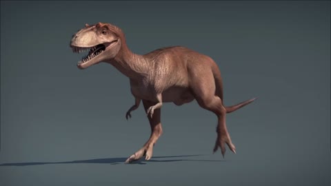 DinosaurRunning Animated Cartoon Funny Animal