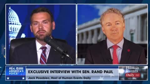 Rand Paul w/ Jack Posobiec on investigating Fauci & origins of Covid