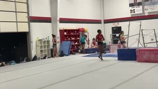 Gymnastics Double Front Flip