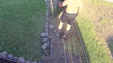 Man Takes Head First Dive Into Trash Can