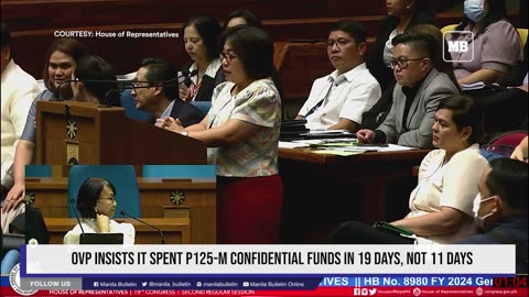 OVP insists it spent P125-M confidential funds in 19 days, not 11 days