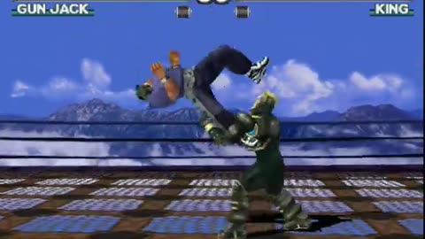 Tekken 3 Gunjack Secret Move - 'Bravo Knuckle ' - - Great Damage -Amazing Move - !! Must Watch !!