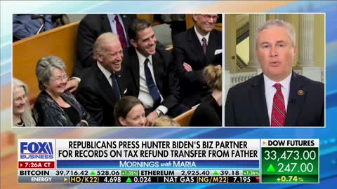 Rep. James Comer on Maria Bartiromo: "We believe that Hunter Biden is a national security threat."