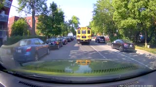 Stand off with Delivery Truck Driver