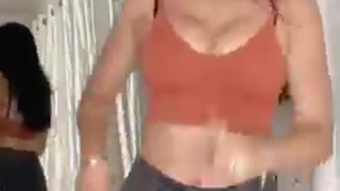 Big boobs dance video