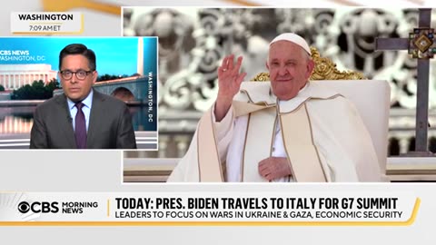 Biden traveling to Italy for G7 Summit with focus on wars in Ukraine and Gaza CBS News