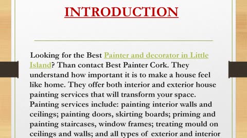 Best Painter and decorator in Little Island