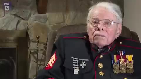 100-Year-Old Veteran Breaks Down in Tears Because of What America Has Become