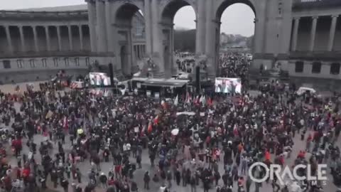 YESTERDAY: Brussels, largest protests in all of Europe's History