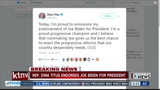 Dina Titus endorses Joe Biden