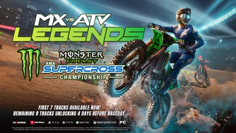 MX vs ATV Legends - Official 2024 Monster Energy Supercross Championship DLC Launch Trailer