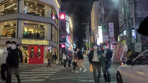 #1 Seoul, South Korea, Gangnam weekend night streets