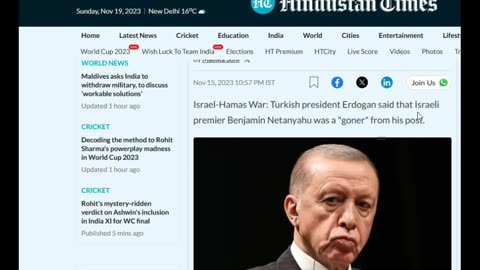 Erdogan asks Israel if they have Nuclear Bombs, says Israel is Terrorist State, Netanyahu is Goner!