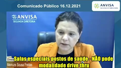 A ANVISA lançou alerta : esse alerta foi ocultado pelas emissoras em 16/12/21