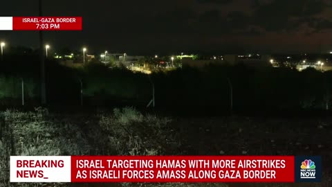 Watch- NBC News crew takes cover during rocket fire near Israel border