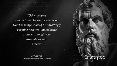 Epictetus' Life Lessons I Learn Too Late In Life