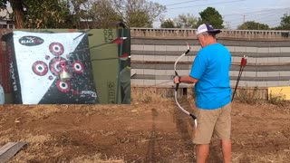 Shooting at Different Targets and with Different Bows