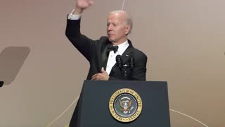 Biden: "Thank you for letting me interrupt your dinner."