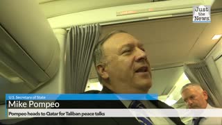 Pompeo heads to Qatar for Taliban peace talks