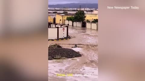 Dubai Historical floods today april 18,2024
