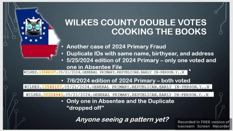 2024 Primary - Wilkes County Double Votes and Cooks the Books