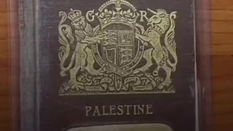 ►🇵🇸🇮🇱🚨▶◾️A Palestinian passport from 1929 issued to an Arab employee of the British administration in the British mandate in Palestine.