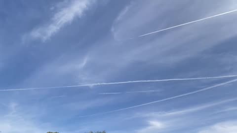3/11/24 Jacksonville, Florida Heavy Chemtrailing today!