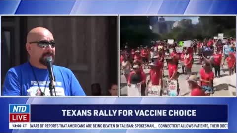 Vaccine Choice Rally...Ernest talks about his teenager son dying of vaccine