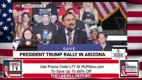 Trump Rally in Arizona: Mike Lindell speaks at Trump Rally #TrumpWon (Full Speech, July 22)